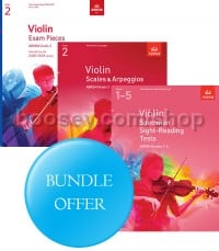 ABRSM Violin Exams 2020-2023 Grade 2 Bundle Offer (Score & Part) - Save 10%